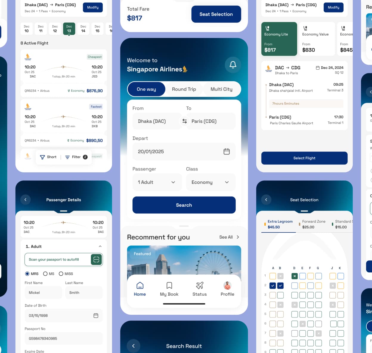 Airlines Mobile App